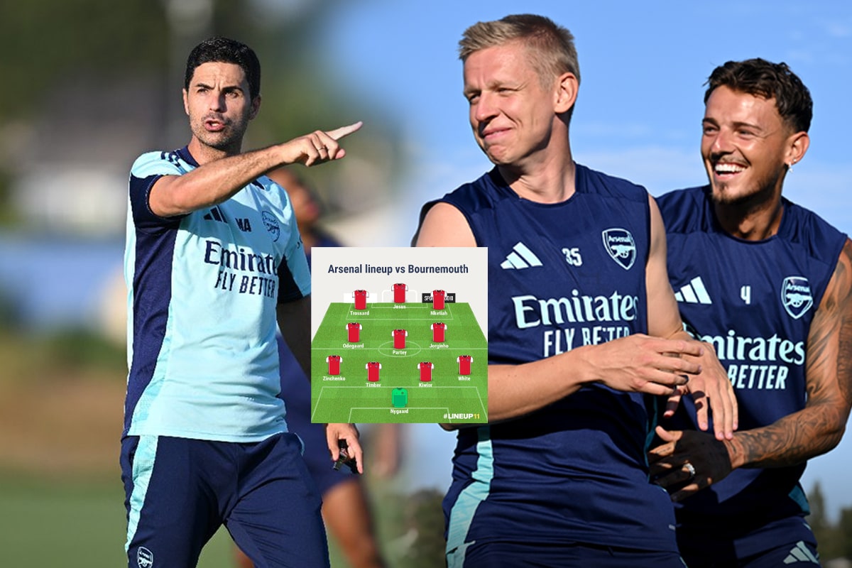 Predicted Arsenal starting lineup against AFC Bournemouth - pre-season friendly